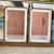 Quadro (2-60x90) Vidro Moldura Chanfrada freijó na internet