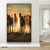 Quadro Cavalos No Pôr Do Sol - comprar online