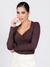BLUSA DECOTE TRANSPASSADO - FG Store - Novidades em Moda Feminina | Roupas e Acessórios