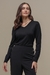 BLUSA ALONGADA EM TRICO