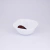 COMPOTERA CUAD. 12 CM VIDRIO TEMPLADO BCO - C: 5107