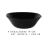 ENSALADERA 19 CM CUADRADA VIDRIO TEMPL. NEGRO - C: 5021