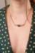 Colar Double Jaguar Ouro - Verde Esmeralda na internet