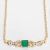 Colar Double Jaguar Ouro - Verde Esmeralda - loja online
