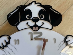 Reloj de Pared con Péndulo - Perrito - tienda online