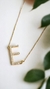 Colar Personalizado Letra Com Cristais.