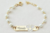Pulseira Personalizada Infantil Adorno Vazado.