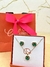 Conjunto Verde com Zirconias Coloridas - comprar online
