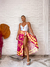 Pareô Folhagem Rosa - comprar online