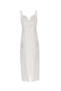 Vestido midi alças largas - comprar online