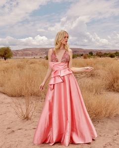 VESTIDO TOP TULE BORDADO PINK - comprar online