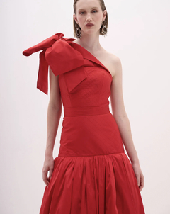VESTIDO VERMELHO LAÇO - comprar online