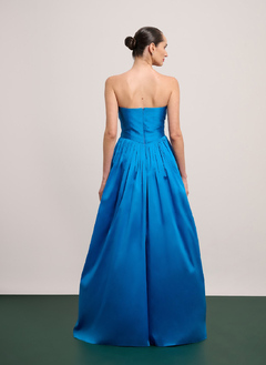 Vestido tomara que caia azul - comprar online