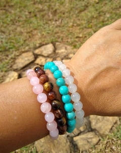 PULSEIRA QUARTZO ROSA - A PEDRA DO AMOR na internet