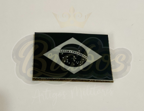 BANDEIRA DO BRASIL PRETA - OPERACIONAL (emborrachada)