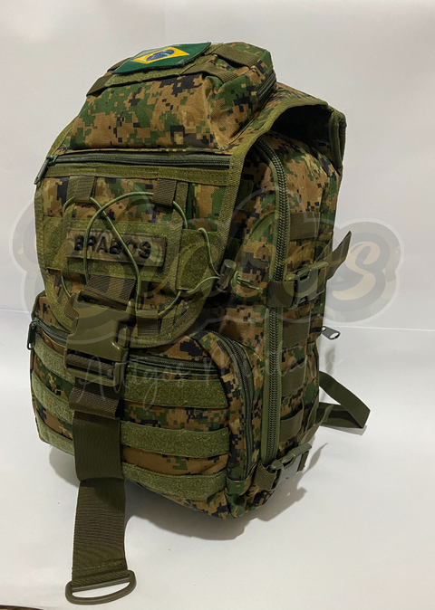 MOCHILA ASSAULT 40Lts - verde camuflada