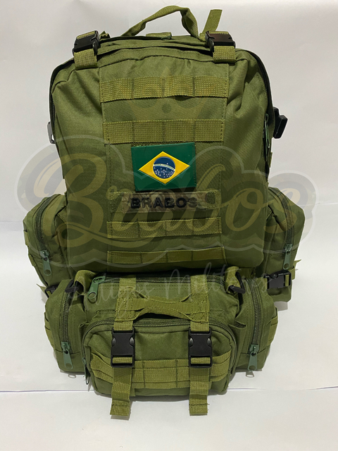 MOCHILA MILITAR ASSAULT 55Lts - VERDE