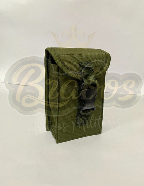PORTA CARREGADOR DE FUZIL SISTEMA VELCRO VERDE OLIVA