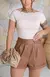 Shorts Couro Fake Natalie