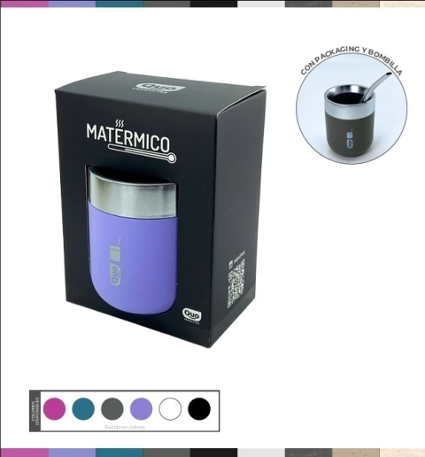 MATE TERMICO ARO CROMADO: LA TEMPERATURA PERFECTA EN CADA SORBO (4085)