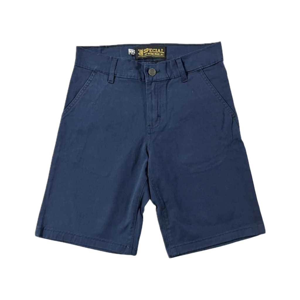 chino azul marino (B017-A)