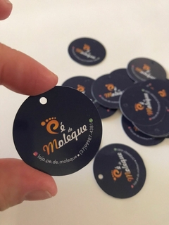 Tag 4,5 cm c/furo Redonda - comprar online