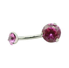 Banana Bell Titânio - Zircônia Pink