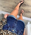 Short mom lavagem escura