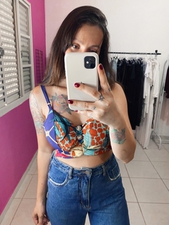 Top mix de estampa - comprar online