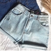 Short mom lavagem clara