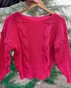 Cropped tricot trança