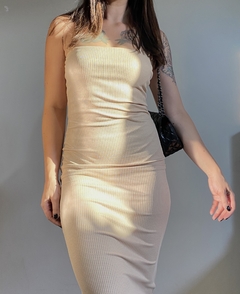 Vestido Mia Bege
