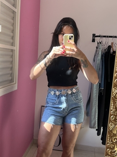 Short Jeans Brilho - comprar online