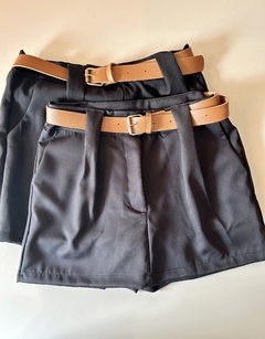 Short saia Chiara preto