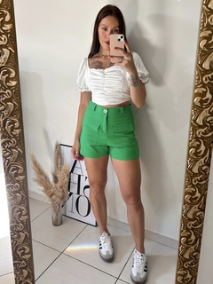 Short Utilitário Verde