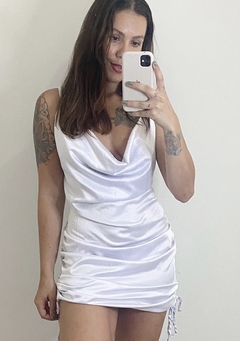 Vestido cetim Camis