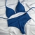 Biquíni Hot Pants - Denise (azul) - comprar online