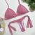 Biquíni cortininha fio dental - Maju - Agnes Moda Praia
