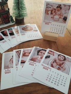 CALENDÁRIO POLAROID DE MESA COM SUPORTE - loja online