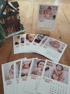 CALENDÁRIO POLAROID DE MESA COM SUPORTE - comprar online