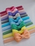 Kit com 10 Faixas/Tiaras de cabelo para bebê Gravatinha Duplo