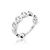 Anel smile liso - Prata925