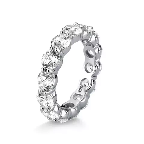 Anel riviera 5mm - Prata925 - comprar online