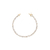 Pulseira riviera 3mm - Prata925 com banho de ouro - comprar online