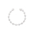 Pulseira corações cravejados em zircônias - prata925 - comprar online
