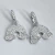 Aros Plata 925 Argollitas Arco Iris - comprar online