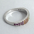 Anillo De Plata 925 Zircones Modelo Medio Sin Fin - comprar online