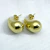 Aros Plata Dorada 925 Gota Mediano - comprar online