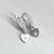 Aros Plata 925 Argollitas Corazon Zircones - comprar online