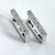 Aros Plata 925 Rectangular Zircones - comprar online